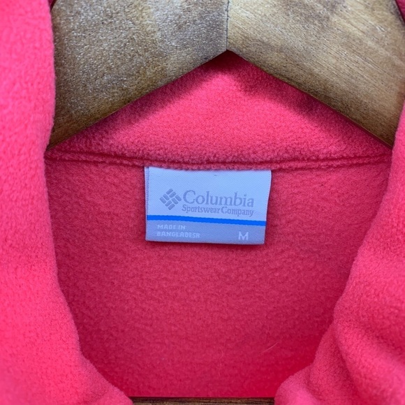 Columbia Bright Pink Fleece Vest - Picture 5 of 8